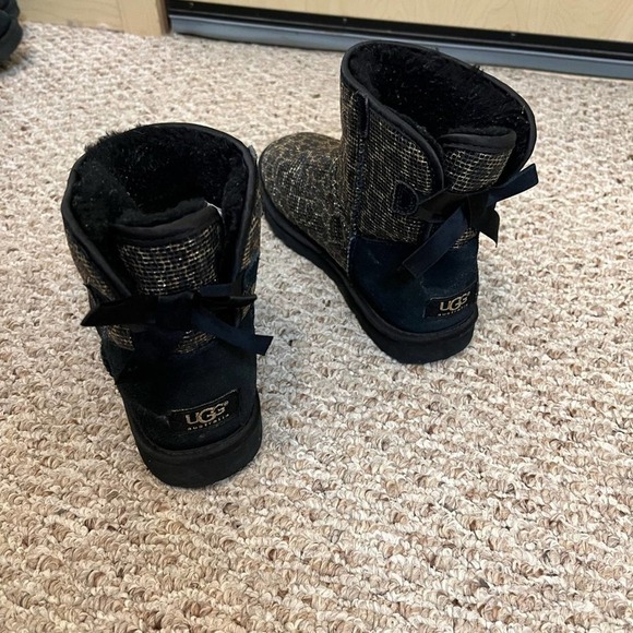 Womens ugg mini Bailey bow glitter - Picture 4 of 7